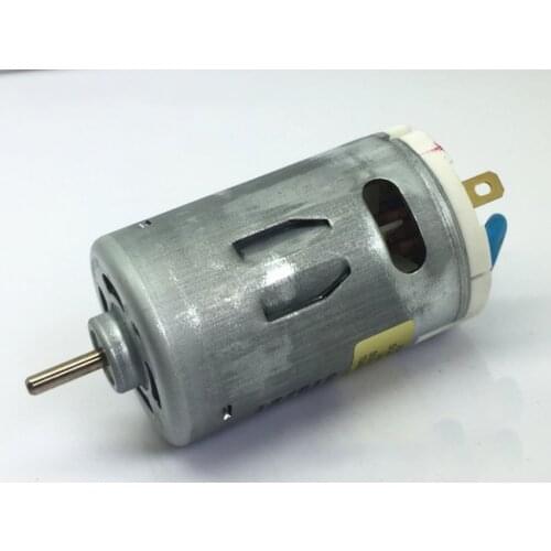 550 Carbon Brush Motor with Cooling Fan, Capacitance DC 220V 10W High Speed Micro Motor 14300 rpm Shaft Diameter: 3.17mm