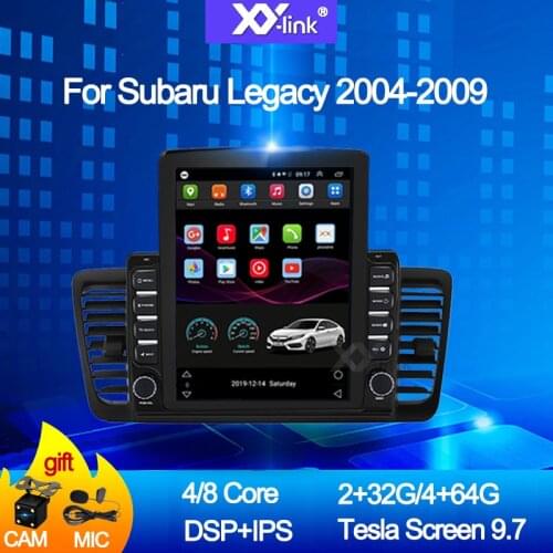 9.7" tesla style screen Android 10. 0 For Subaru Outback 3 Legacy 4 2004 - 2009 Car Radio Multimedia Video Player Navigation GPS