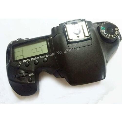 95%New Original 7D TOP cover for canon 7D open unit 7D DS126251 SLR Top with key and lcd camera repair part free shipping