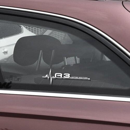 Car Styling Reflective Window Decal Stickers for Audi A1 A3 A4 A5 A6 A7 A8 Q3 Q5 Q7 RS3 RS4 RS5 RS6 RS7 TTS TT TTRS Accessories