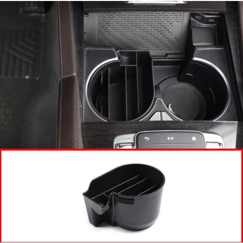 Car Storage Box Water Cup Holder Central Organizer Box For Mercedes Benz GLE350 450 W167 2020 Interior Accessores