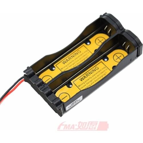 Charging discharging control Holder 3.7V 18650 Li-ion Battery Case 1S2P w/PCM Inside Output: 3-4.2V