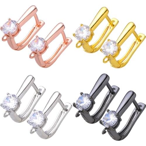 JunKang 1pair DIY hook for woman fashion Earwire jewelry making handmade dangle earring earings accessories