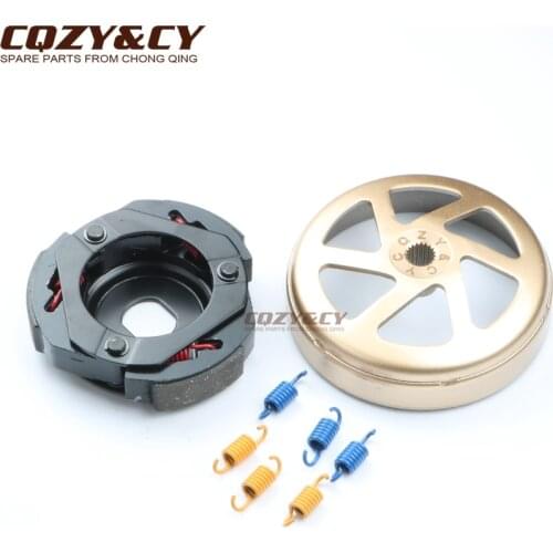 Performance clutch bell& clutch for LONGJIA LJ125T 125cc GY6 152QMI 157QMJ Scooter 4-stroke