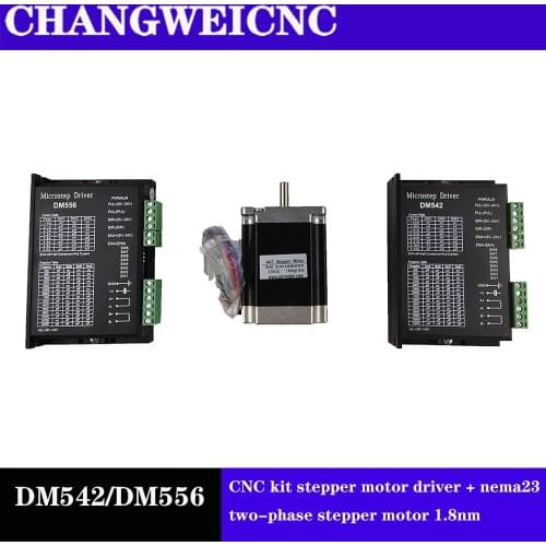 CNC kit DM542/DM556 stepper motor driver Motor speed controller nema23 two-phase stepper motor 1.8nm 4-wire motor