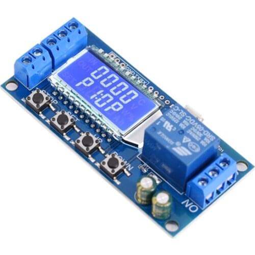 Time Telay Module 24V/12V Cycle Timing Off Trigger Delay Switch DC AC Universal Conduction Cycle Timing Circuit Switch