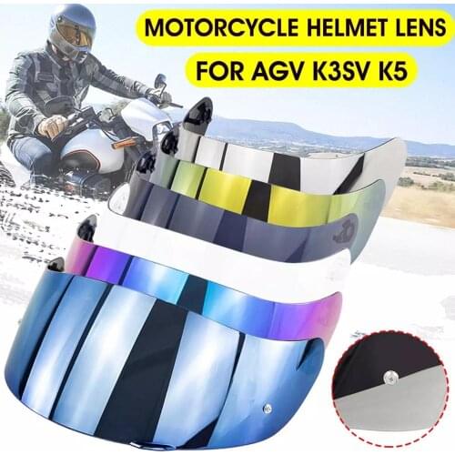 Motorcycle Full Face Helmet Goggles Lens Visor Pin Lock for K1 K3 SV K5