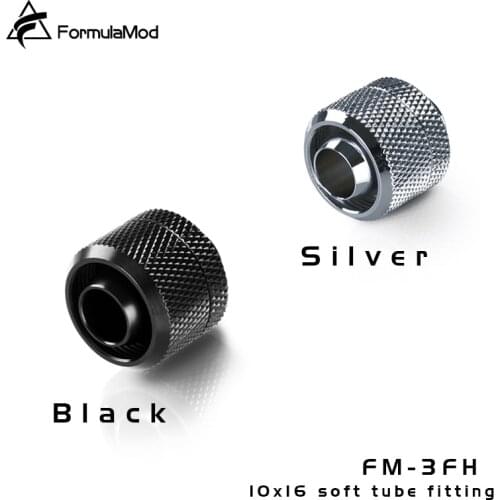 FormulaMod 10x13 / 10x16mm Soft Tube Fitting , Copper G1/4" Fitting For Soft Tube , Fm-3FH Fm-3FB