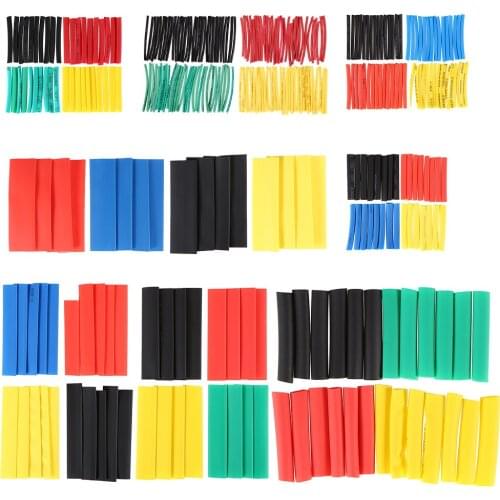 Fishing Heat Shrink Tubing Sleeve Wrap Cable Wire Kit Cable Sleeve Tube Assortment Carp Fishing Tackle Pesca 328PCS