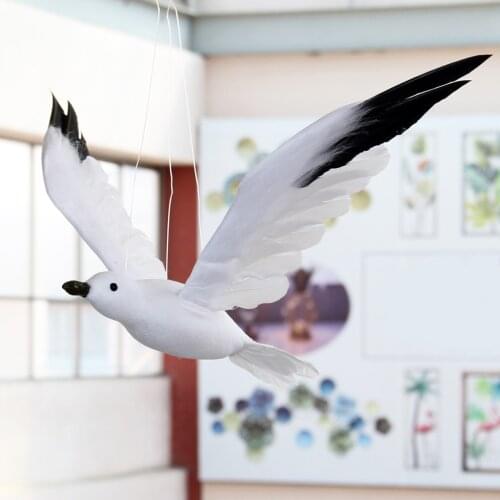Wall Hanging Art Decor Flying Seagull Bird Statue Ocean/Seaside/Nautical Theme Room Decoration Outdoor Garden Ornament