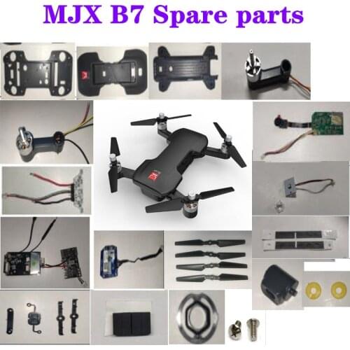 MJX B7 Bugs RC drone Original parts Paddle Blade shell arm door mat GPS Receiving board Lamp panel Paddle cap Remote control