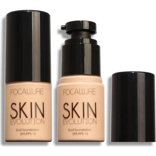 FOCALLURE SPF15 Face Foundation Makeup BB Cream Whitening Oil-control Moisturizer Base Liquid Foundation Maquiagem Concealer