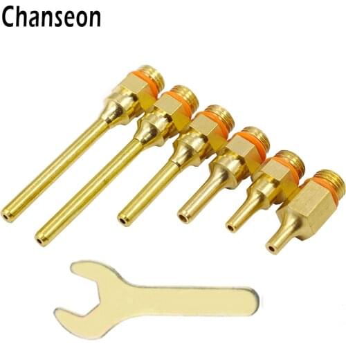 Chanseon Hot Melt Glue Gun Long Nozzle Copper For 40W 60W 80W 100W 150W Glue Gun 2.0x70mm 2.0x50mm 3.0x38.5mm 2.0x32mm