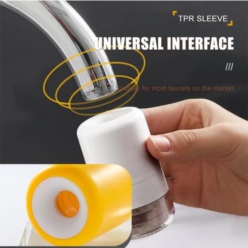 Rotatable Filter Shower Nozzle Extended Water Filter Swivel Head Kitchen Faucet Bubbler Extender Splash-Proof фильтр для воды