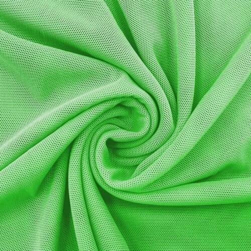 Lime force Mesh fabric Nylon Spandex 4 way stretch for stage costumes party dress garment