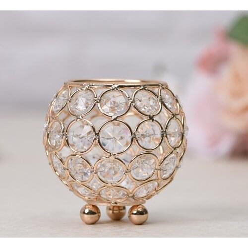 Shining Party Dia8cm Glass Crystal Votive Candle Holder, Wedding Centerpiece, Home Wedding Party Christmas Decoration