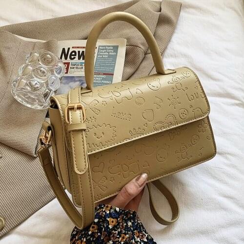 Pu Leather Crossbody Bags for Women 2021 Small Shoulder Simple Bag Special Lock Design Female Travel Handbags Purse Bags