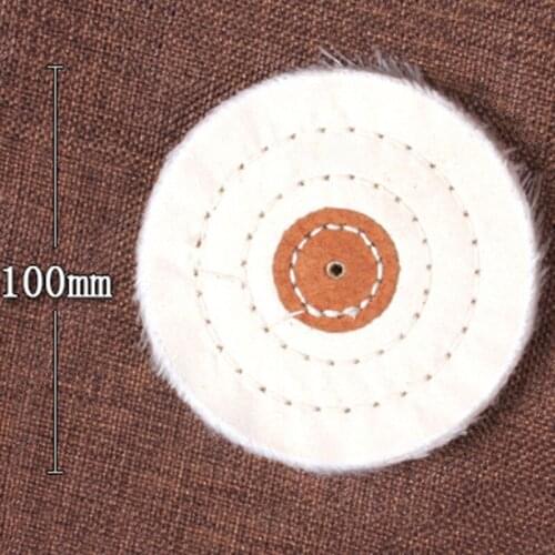 Cloth Buffing Polishing Wheel Arbor Buffer Polish Grinder Pad Mat White
