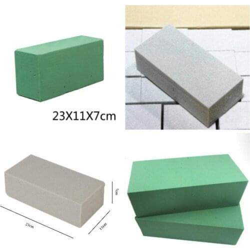 1/5pcs Dry flower holder/ Flower mud Design Handle Bridal Floral Foam Wedding Flower Holder Decoration Rectangle shape 23X11X7cm