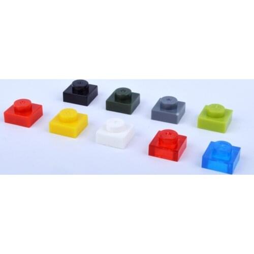 DIY 1x1 City Short Building Block Bricks Plastic Model Assembles Parts Educational Kids Toys Compatible With Legoedly 100pcs/lot