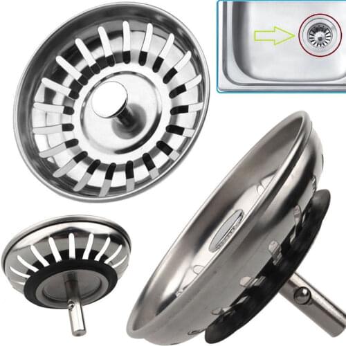 78mm Kitchen Sink Drain Plugs Strainers Bath Drain Stopper Sink Floor Drain Plug Sewer Filter Mesh Hair Catcher Accessory