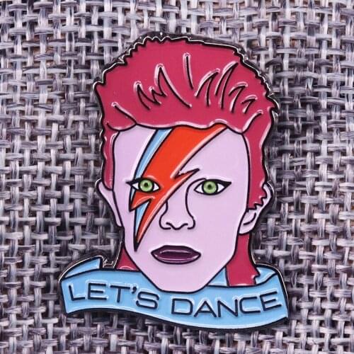 David Bowie Lets Dance Tribute Brooch With his elegant lightness, he sang solitude, an extraordinary invitation to dance