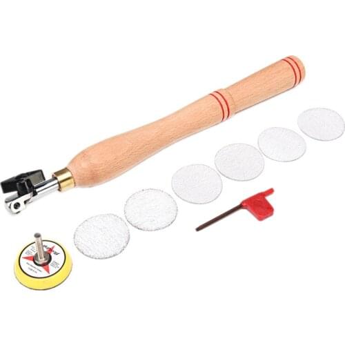 Wood Bowl Sander Sanding Tool With Sanding Disc For Lathe Wood Turning Tool Woodworking