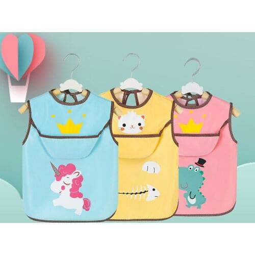 Baby Bibs Baby Eating Children’s Waterproof Baby Bibs Summer Thin Sleeveless Aprons Baby Bibs Saliva Towels