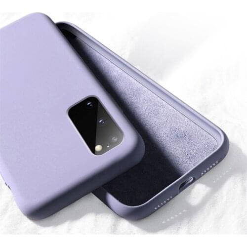 For Samsung Galaxy A02S Case For Samsung A02S A12 A51 S21 S20FE Cover Shockproof Liquid Silicone Phone Bumper For Samsung A02S