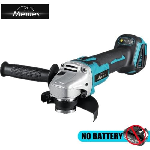 Electric Angle Grinder 125mm 4 Speed Brushless Grinding Machine Cordless DIY Woodworking Power Tool For Makita 18V Battery