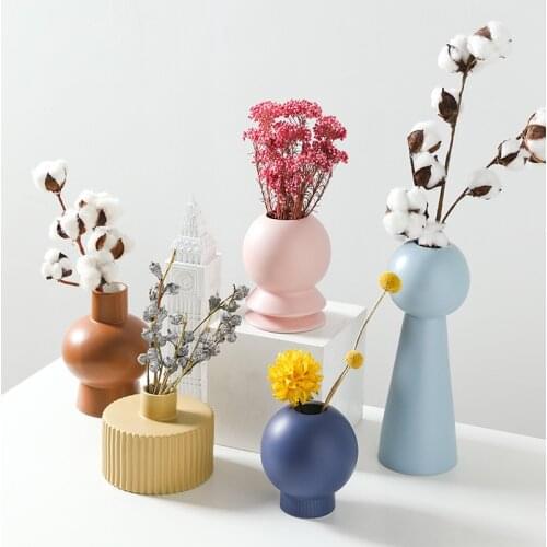 Nordic Ceramic Vase Creative Home Decoration Flower Arrangement Ornaments