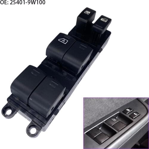 254019W100 25401ZP40B Car accessories Electric Power Window Control Switch Regulator Button For Nissan Sentra Pathfinder