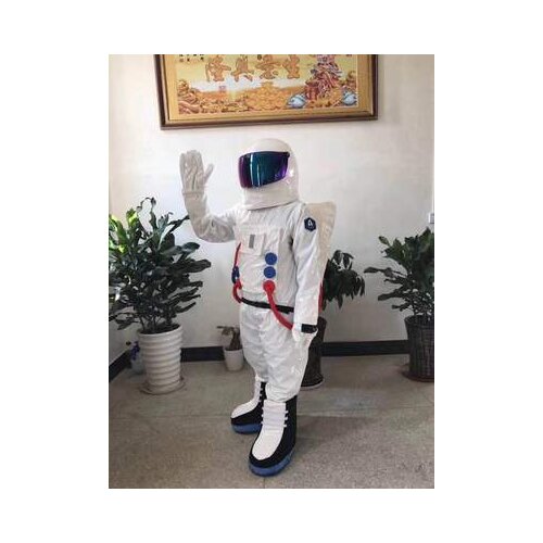 Space Suit Astronaut mascot costume with Backpack with LOGO glove,shoes