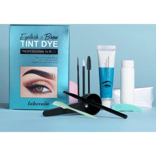 Eyebrows and lashes dyeing cream, eyebrow cream, long-lasting setting, black brown maroon dyeing waterproof eyebrow wax