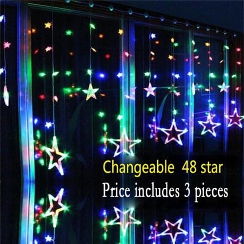 LAIMAIK LED Garland Curtains
