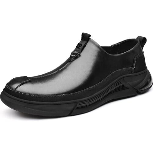 Molosia Mens Loafers Slip On Loafer Leather Casual Walking Shoes Comfortable for Work Office Dress