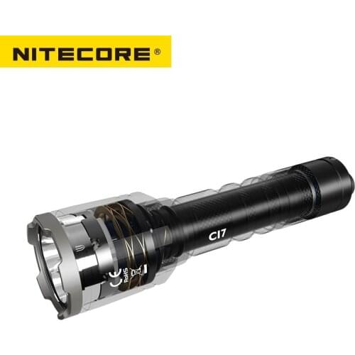 Nitecore CI7 Dual Output Tactical IR Flashlight CREE XP-G3 S3 2500 LM + SST-10-IR LED Flashlight By 18650 Battery for Police