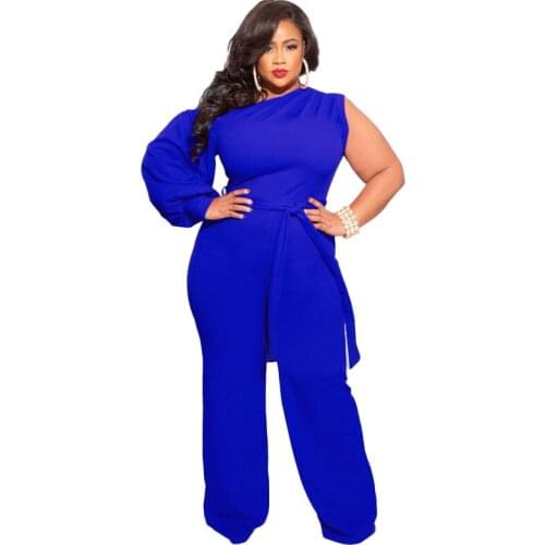 Autumn Clothes Women Wide-legged One-piece Long Pants Pure White One Long Sleeve Fashion Outfit Wholesale Drop Shipping