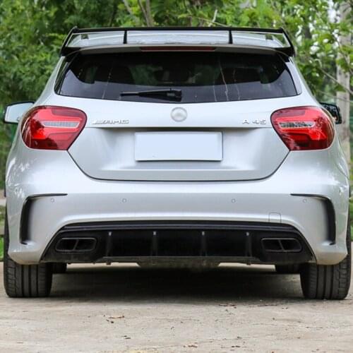Suitable for Benz Mercedes A-class A200 A260 A45 Top Wing Tail Throat and Rear Wind Blade Front Lip Middle Net