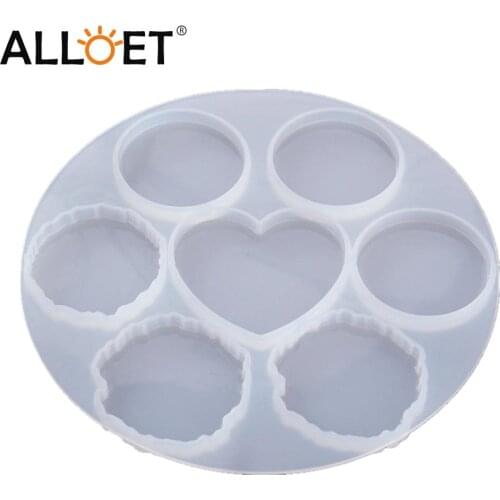 DIY Phone Stand Back Crystal Mold Drop Epoxy Craft Silicone Jewelry Making Tool Irregular Tray Socket Smartphones Pocket