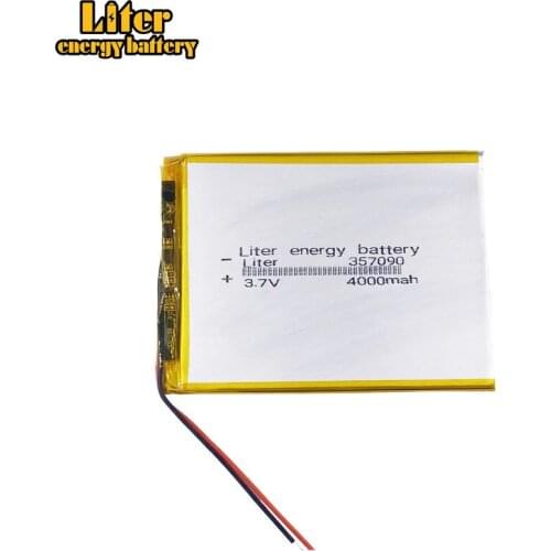 Polymer lithium ion battery 357090 3.7v 4000mah can be customized wholesale CE FCC ROHS MSDS quality certification