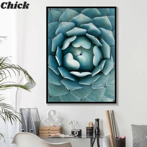 Scandinavian Sea Flower Feather Canvas Painting Wall Art Poster Nordic Style Landscape Prints Living Room Decoration Pictures