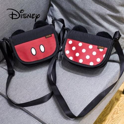 Disney Childrens Minnie Mickey handbags Boys Girls Messenger Bags Purse Student Shoulder Bag Mouse Cartoon Fashion Cute bag