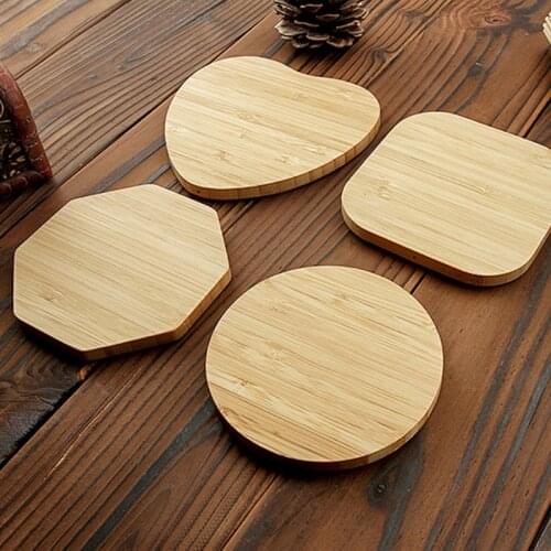 Wooden Qi Wireless Charger Slim Wood Charging Pad Fit for iPhone 11/12 Pro/XS/XS Max, Note 9+/S9+/S8/S8+/LG G7, Mate RS