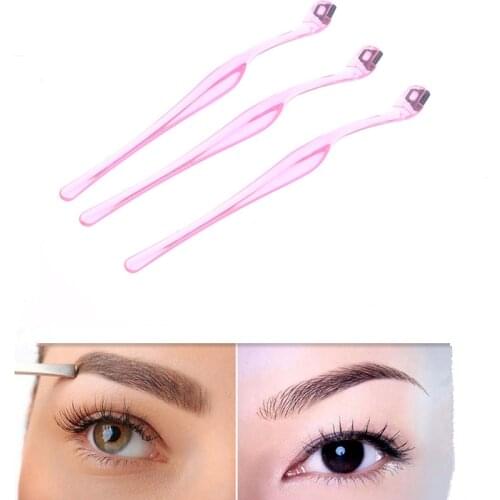 3Pcs/Set Eyebrow Lip Razor Trimmer sharp Blade Shaver Knife Hair Remover Facial Mini Makeup Knife shaper shaver For Women Hot