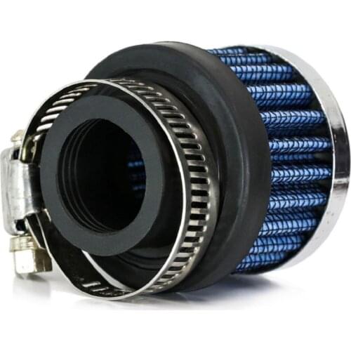 High Flow Universal Cold Air Intake Filter Cone 25mm/1'' Blue