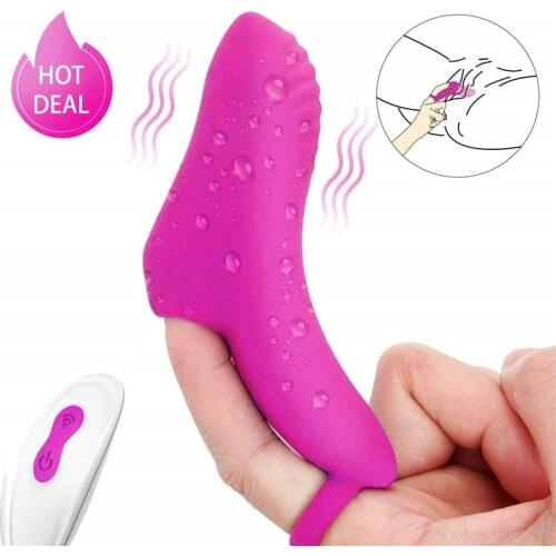 Remote Control Finger Vibrator, Powerful Vibrator Clitoris,mini G Spot Vibrator Clitoris Stimulator Vibrator Sex Toys for Woman