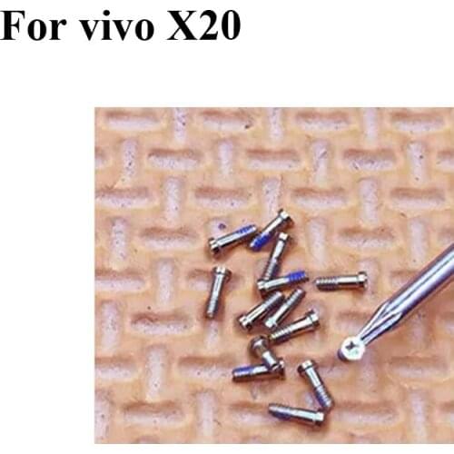 2PCS silver gold 6.01 For vivo X20 X 20 X20A X 20 A Buttom Dock Screws Housing Screw nail tack vivoX20 Mobile Phones