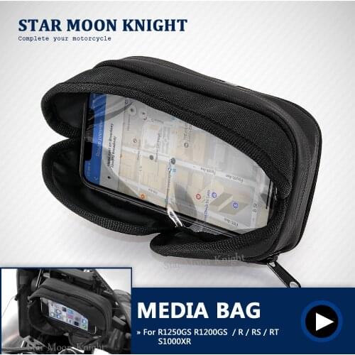 Motorcycle Mobile GPS waterproof screen media bag Navigation Device Bag FOR BMW R1250GS R1200GS S1000XR R 1200 1250 R RS RT