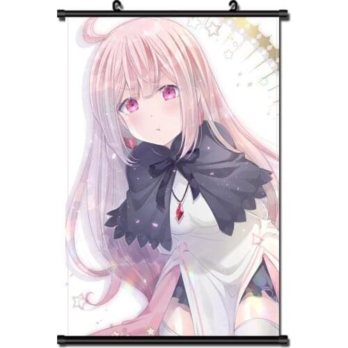 Japanese Anime Demon Lord, Retry! Aku Luna Elegant Killer Queen Home Decor Wall Scroll Poster Decorative Pictures